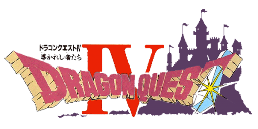Dragon Quest IV - Michibikareshi Monotachi (Japan) logo